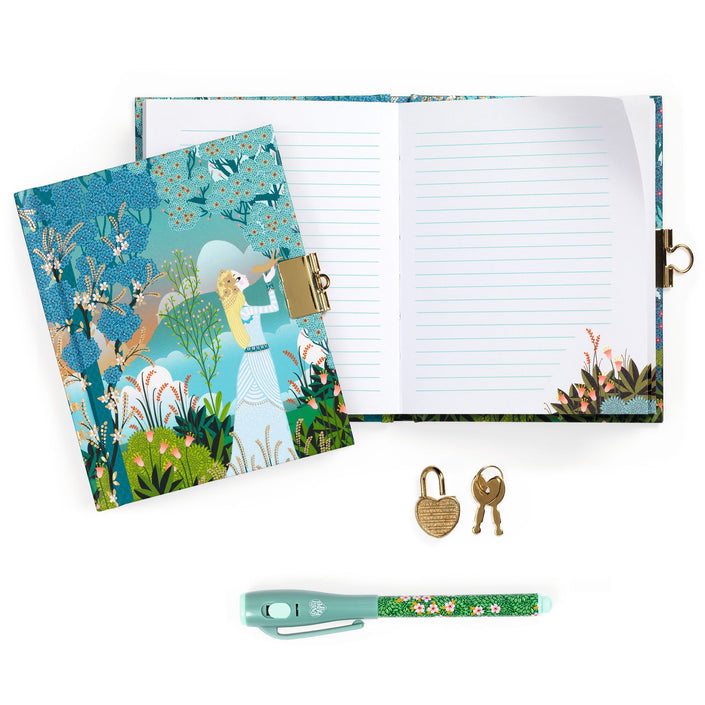 DJECO diary lock and magic pen Charlotte small