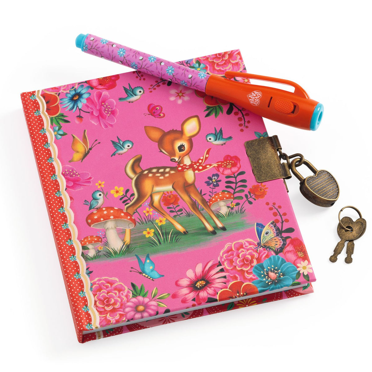 DJECO diary lock and magic pen Fiona small