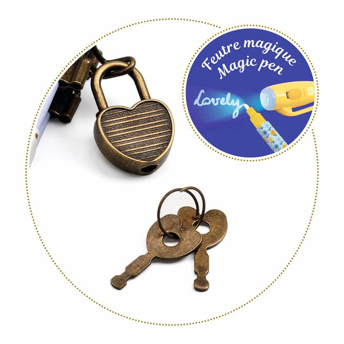 DJECO dagboek slot en magische pen Kendra A5