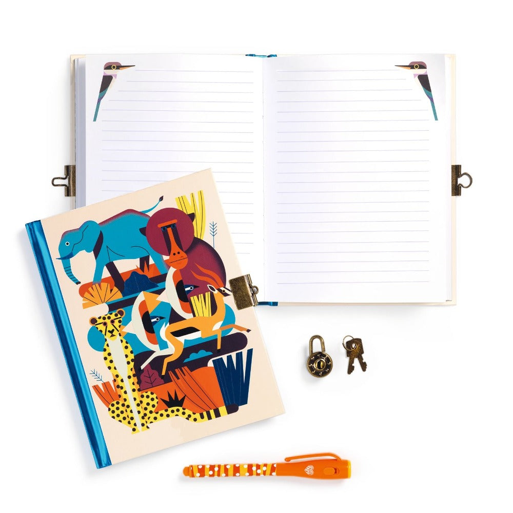 DJECO diary lock and magic pen Owen A5