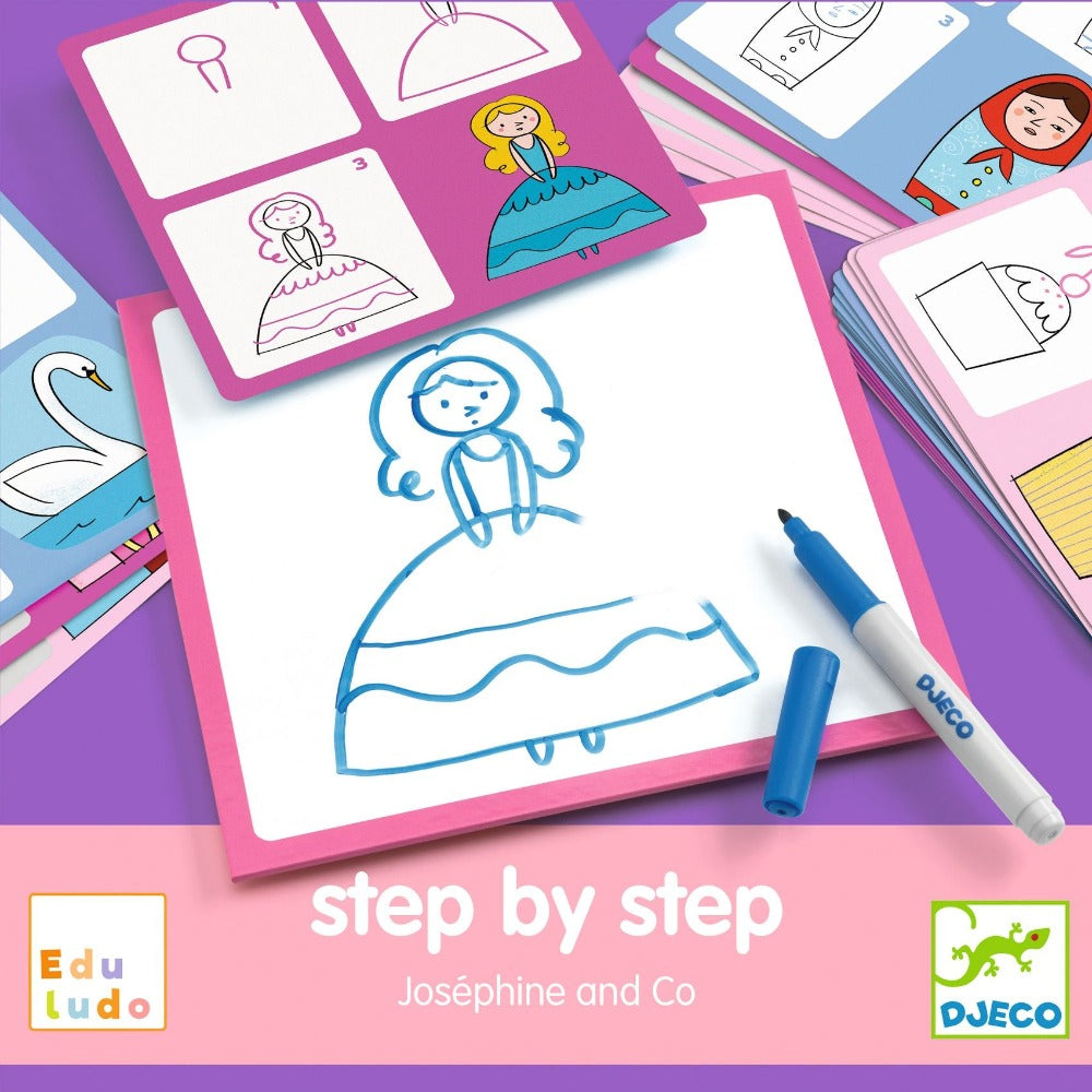 DJECO eduludo tekenkaarten Josephine 4 jr+