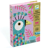 DJECO glitter zand vogels DJ08663 pck
