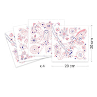 DJECO glossy kleurplaten small wings 5-8 jr+