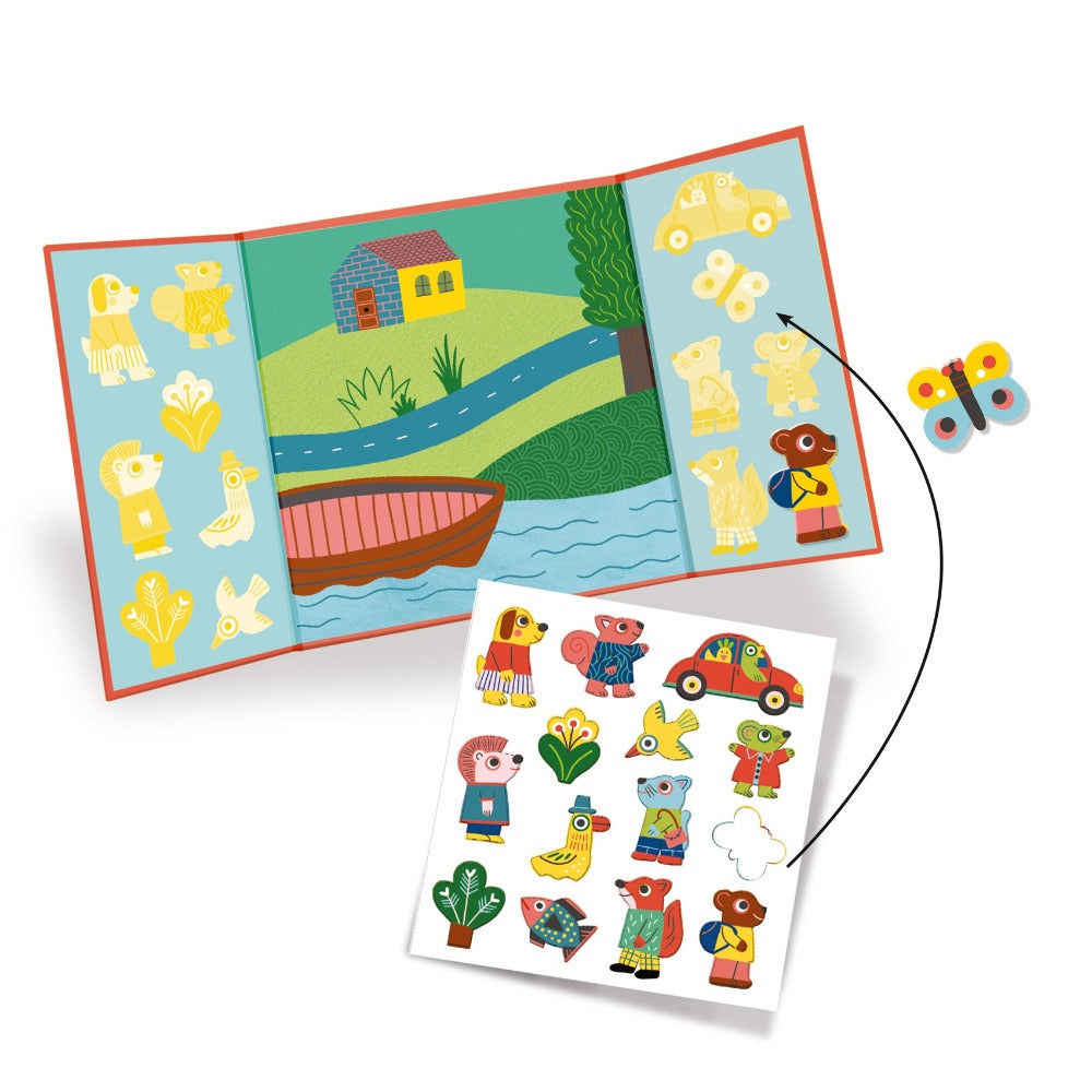 Buy DJECO herbruikbare stickers dieren 18 mnd+
