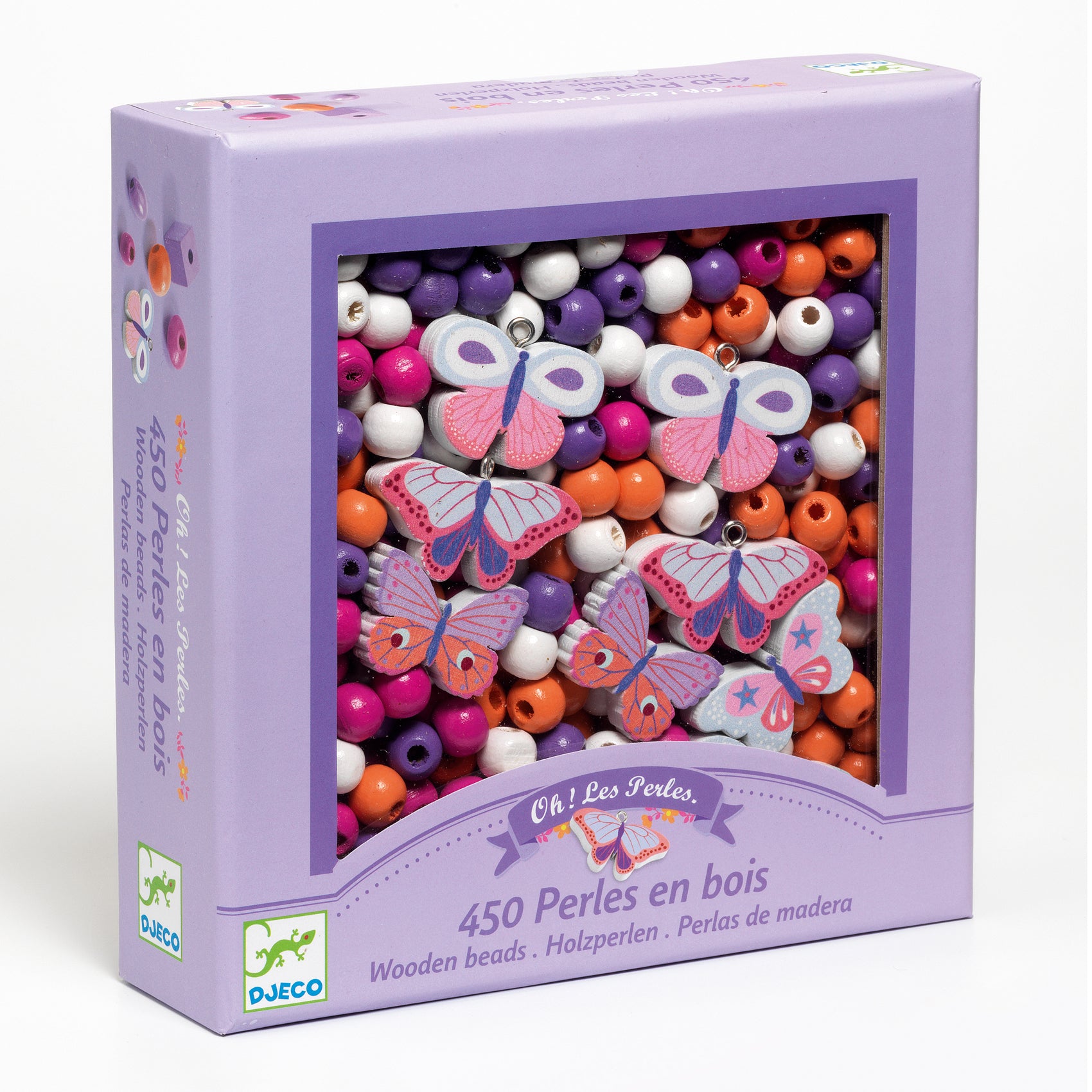 DJECO wooden beads butterflies 4 yrs+