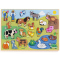 DJECO houten puzzel Campo 2 jr+ / 22 stks