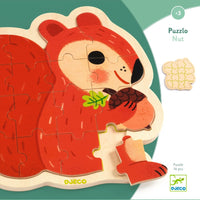 DJECO houten puzzel Nut 3 jr+ / 16 stks