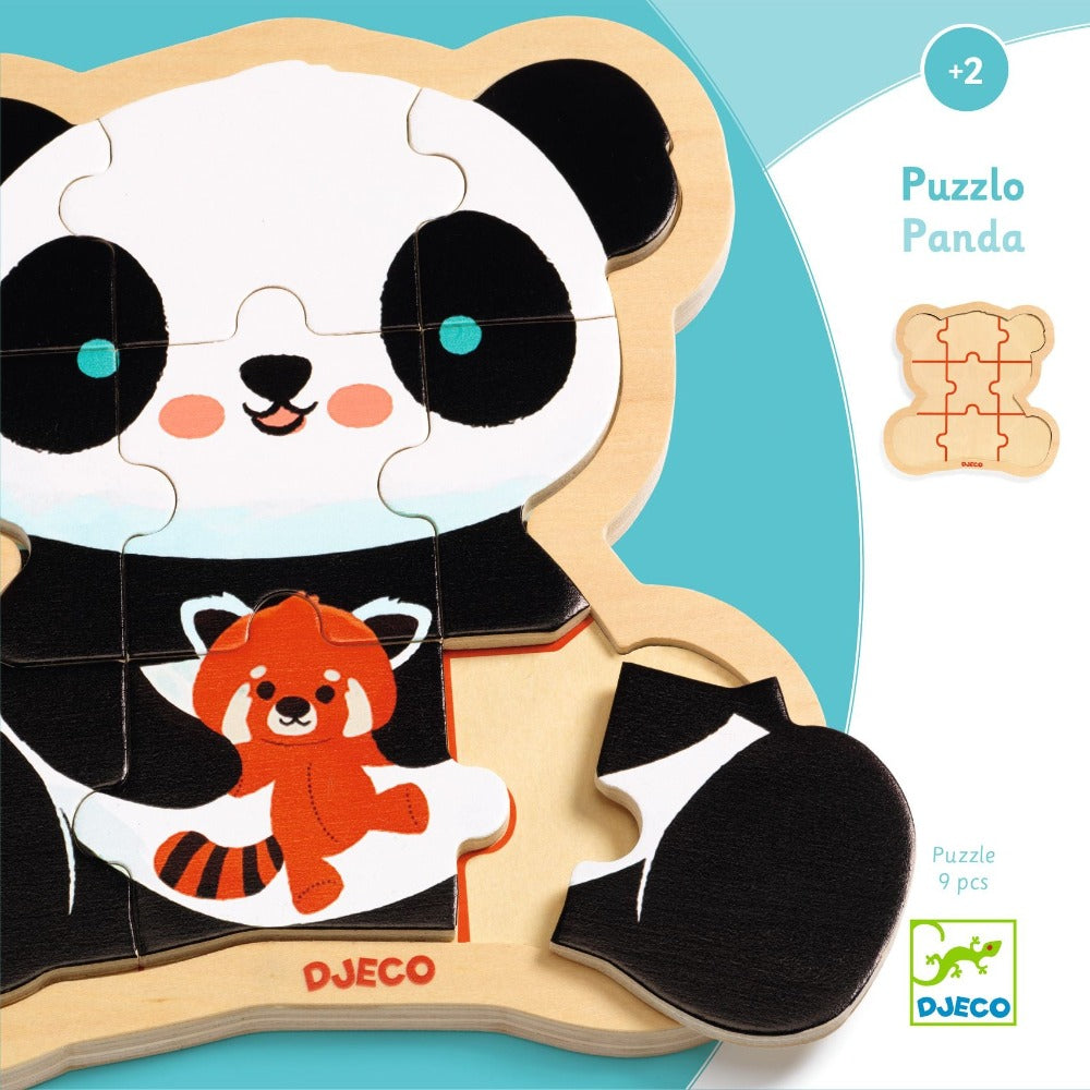 Buy DJECO houten puzzel Panda 2 jr+ / 9 stks
