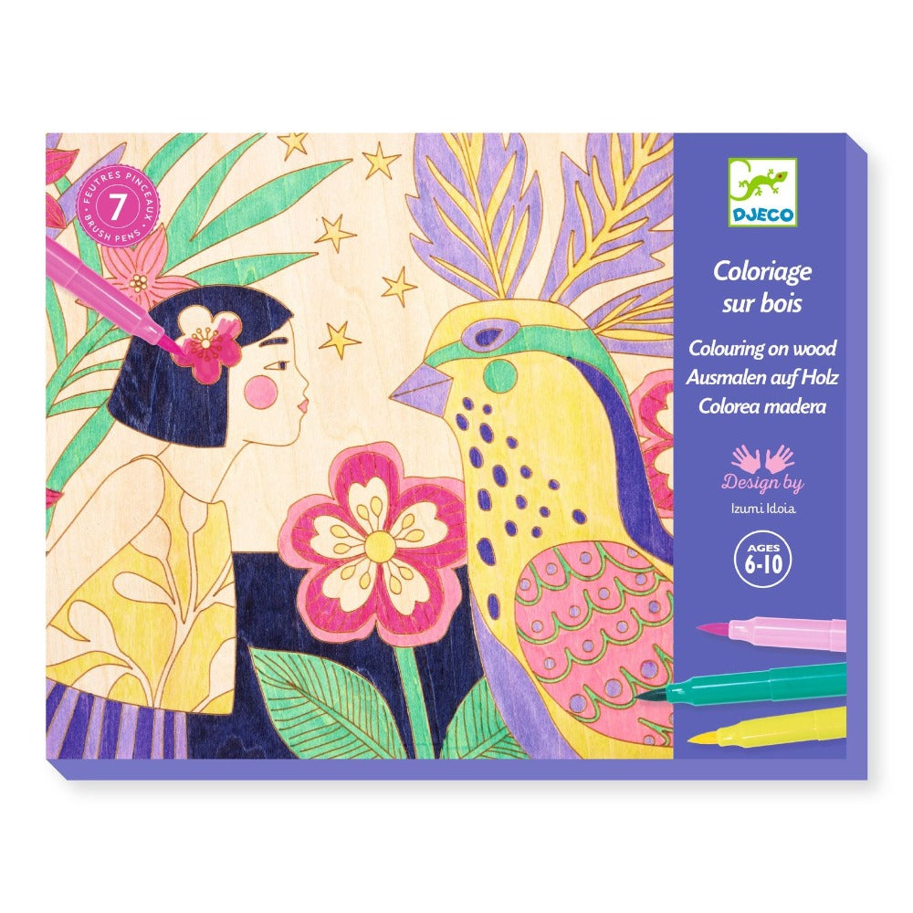 DJECO kleuren op hout Sweet girls 6 jr+