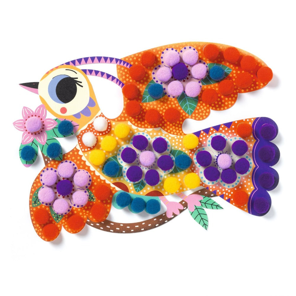 Buy DJECO knutselen met pompoms kleurenfestijn 3 jr+
