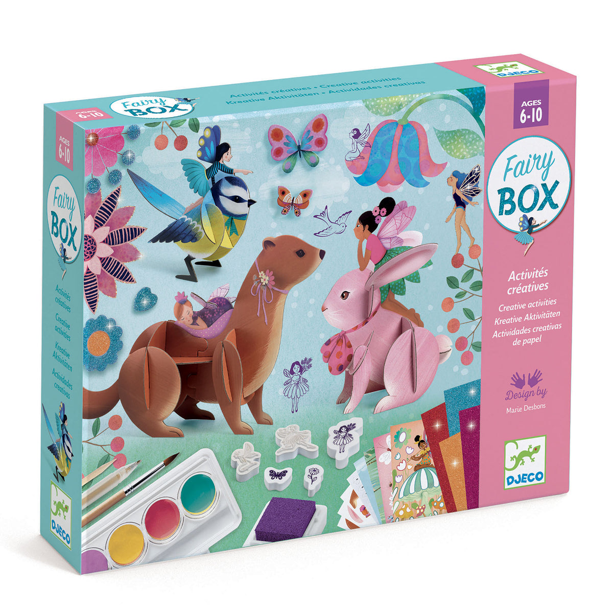 DJECO craft package 6 activities Fairy 6 yrs+