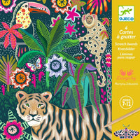 DJECO krasfolie kaarten Rococo 7 jr+