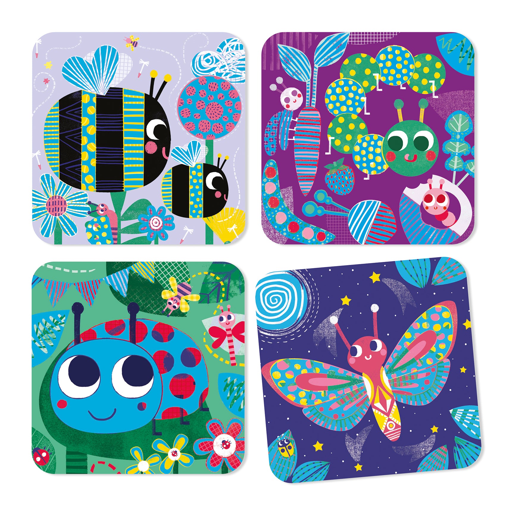 DJECO scratch cards All animals 3 yrs+