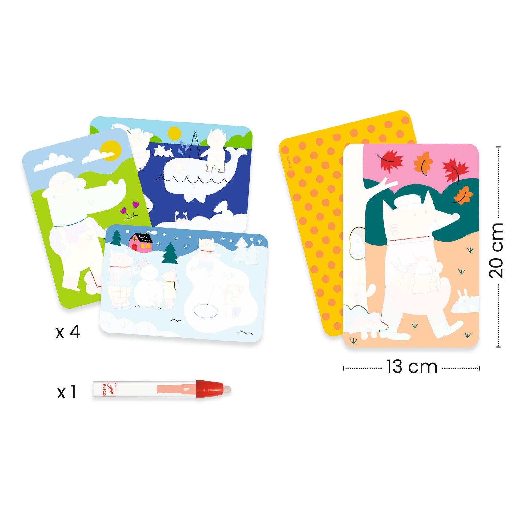 DJECO magisch kleuren 4 seizoenen DJ09076 C