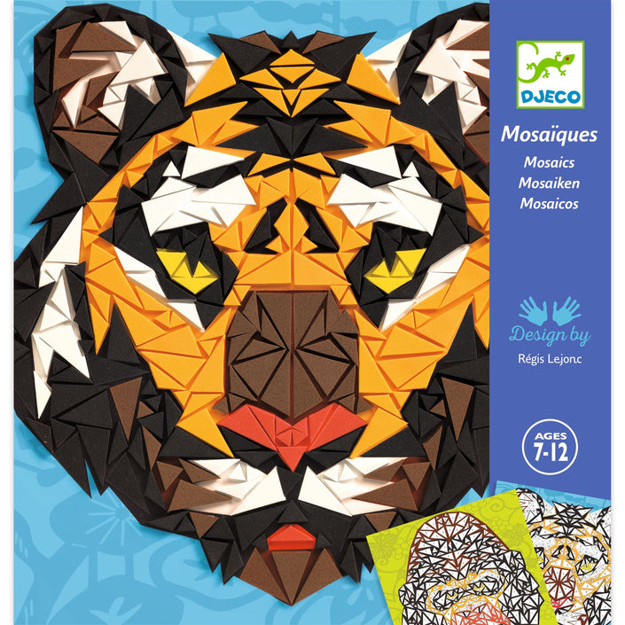 DJECO mosaic set wild animals Khan 8 yrs+