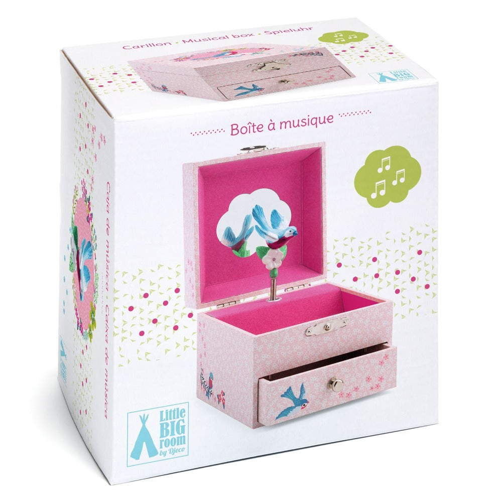 DJECO music box bird chaffinch 3070900065949