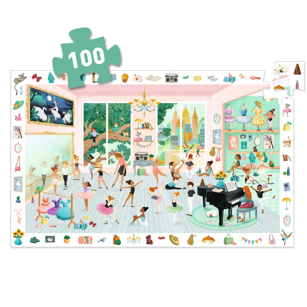 Buy DJECO observatie puzzel dance school 5 jr+/ 100stks