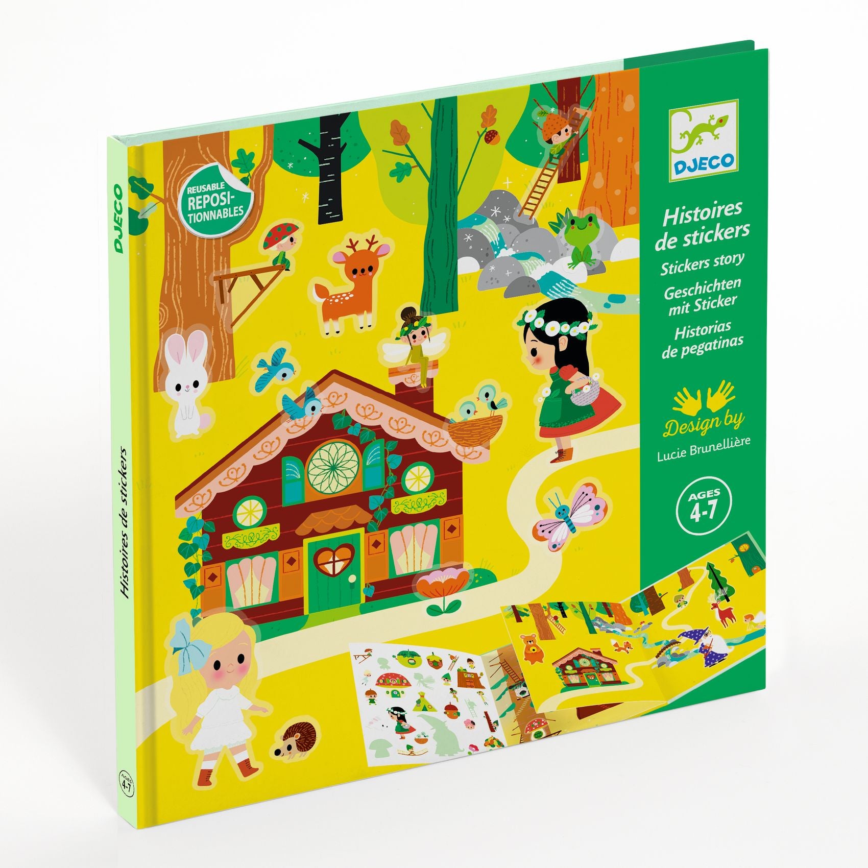 DJECO sticker story Magic forest 4 yrs+