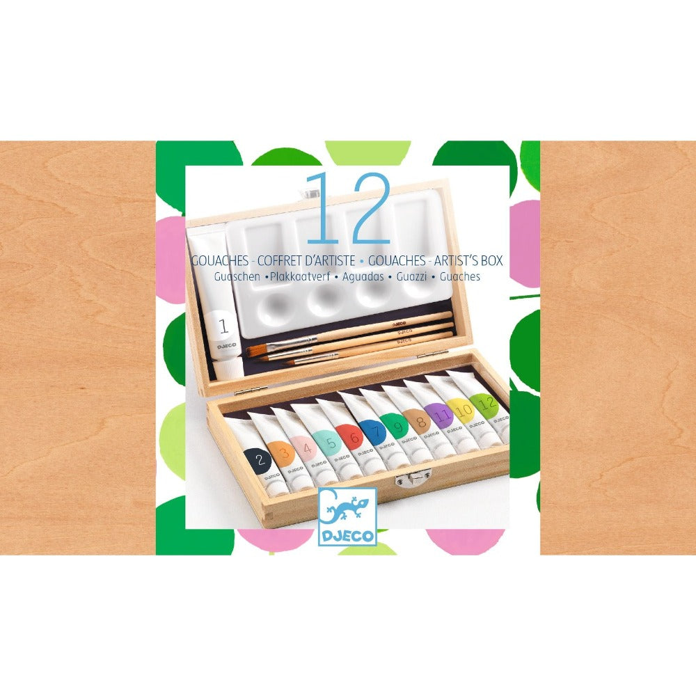 DJECO plakkaatverf artistic box 6 jr+