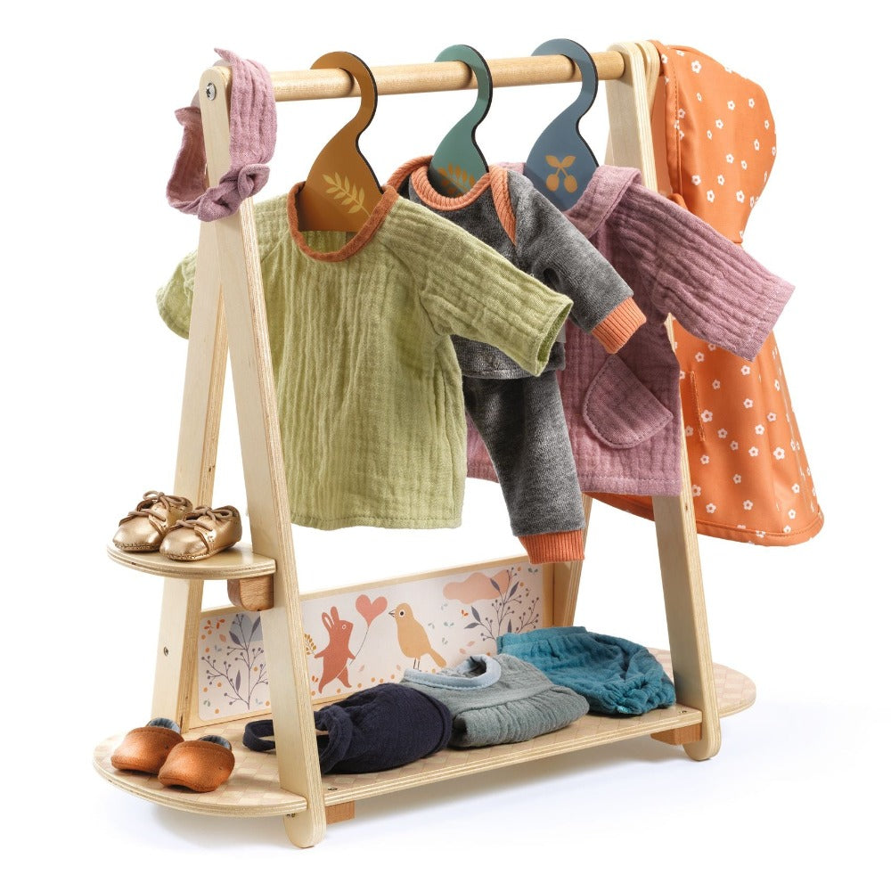 Buy DJECO poppenkledingrek + hangers L 3 jr+