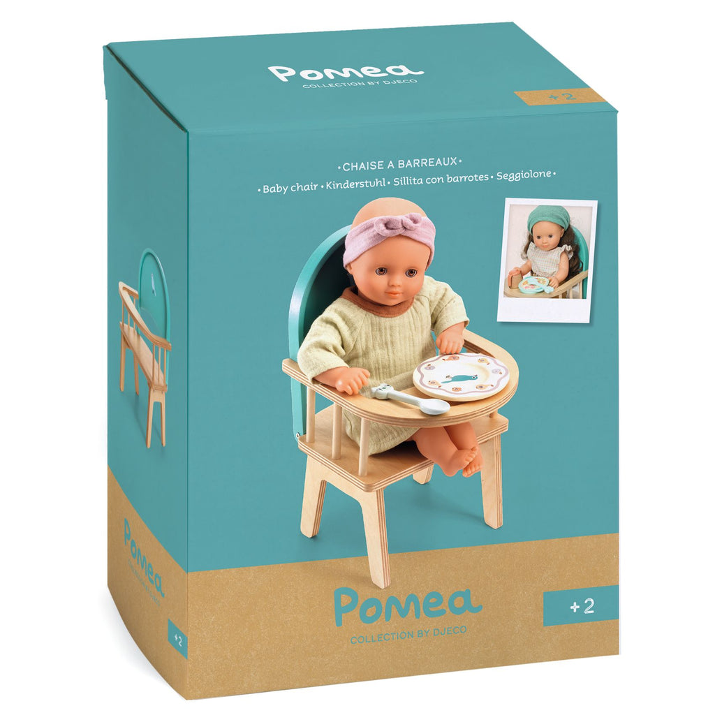 DJECO doll chair with bars 2 yrs+ DJ07856