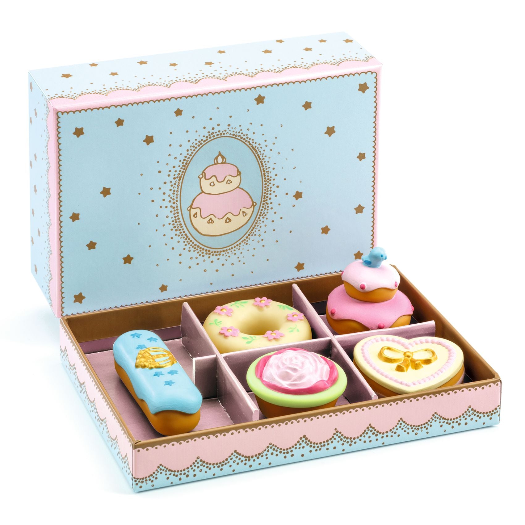 DJECO princess cakes and cupcakes