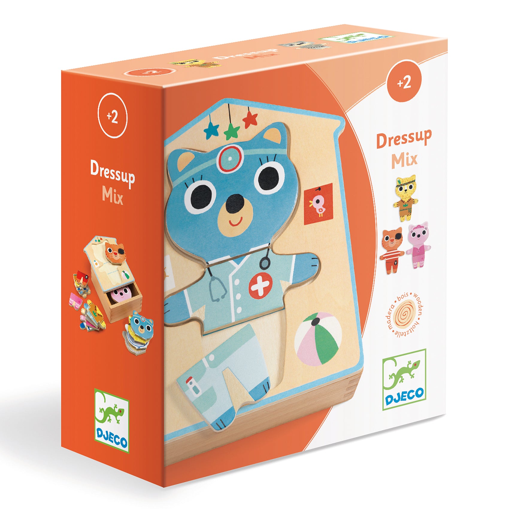 DJECO puzzle Dress up 2 yrs + / 18 pcs