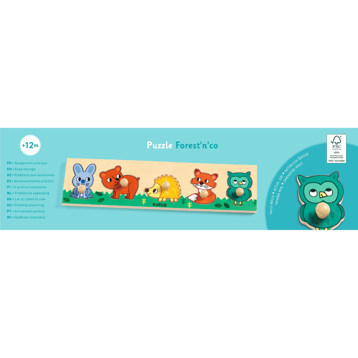 DJECO puzzle Anima Basic 18 m+ 3070900011199