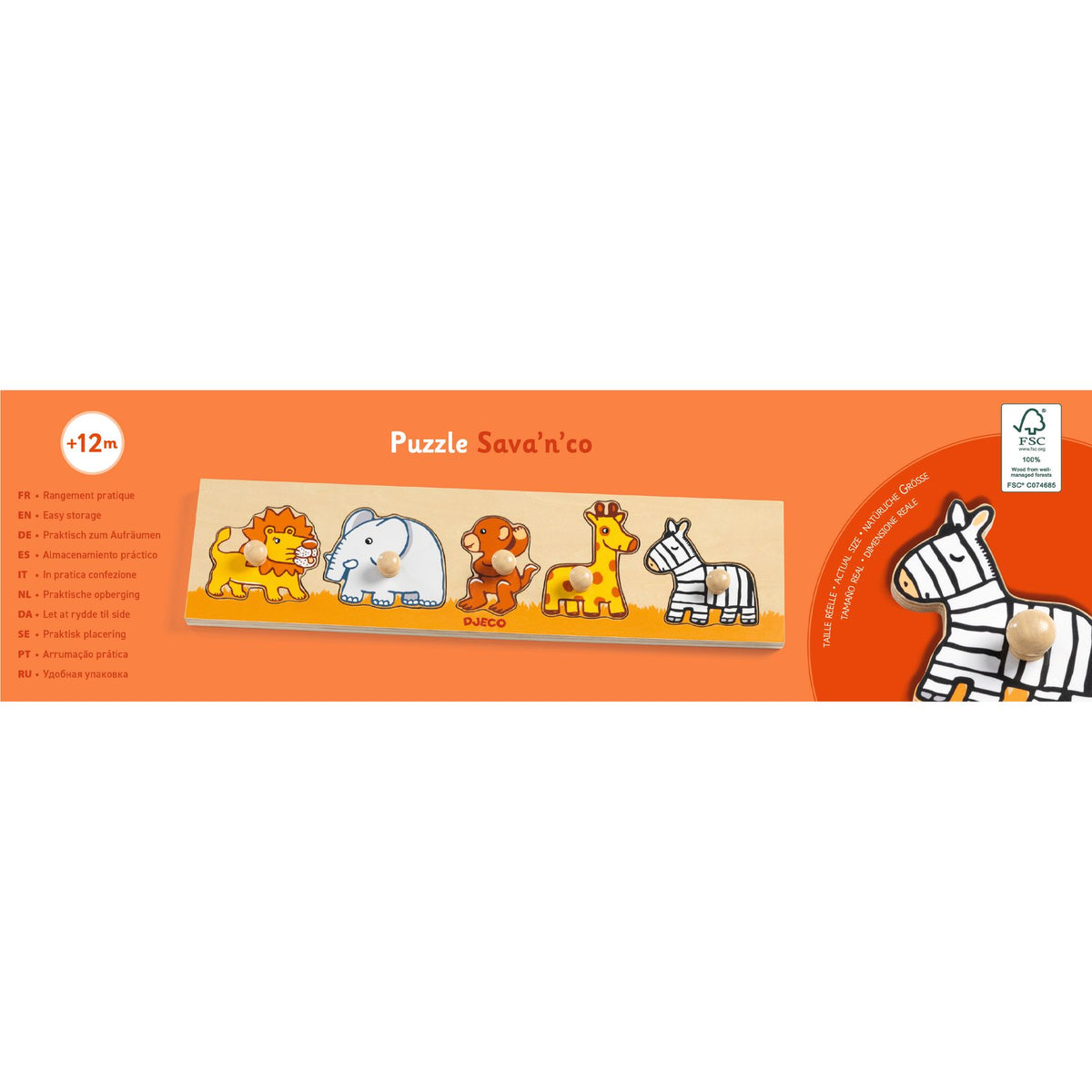 DJECO puzzle Anima Basic 18 m+