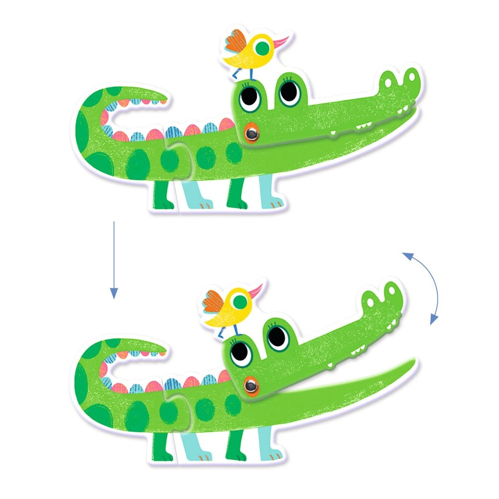 DJECO puzzel duo articulo dieren 2 jr+ 3070900082625