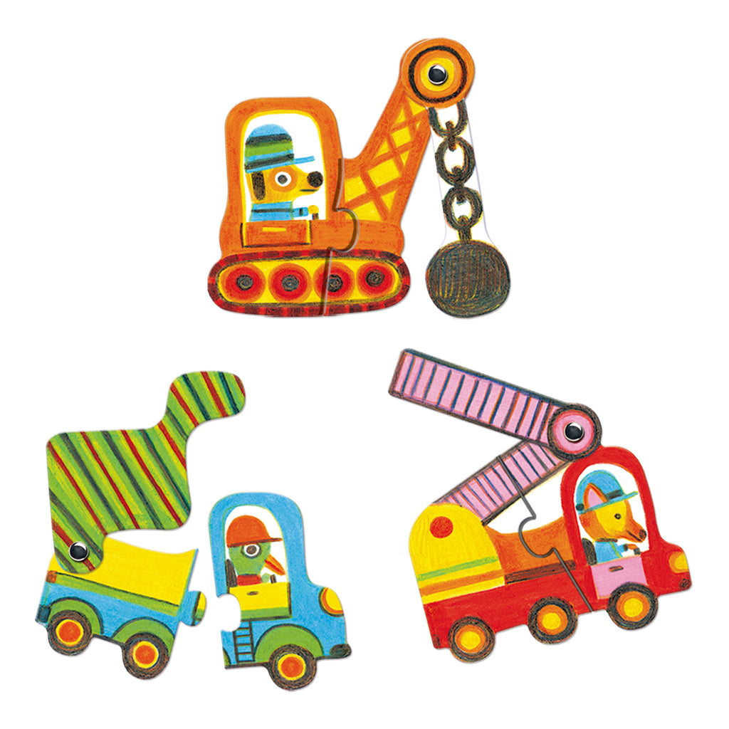 Buy DJECO puzzel duo articulo voertuigen 2 jr+