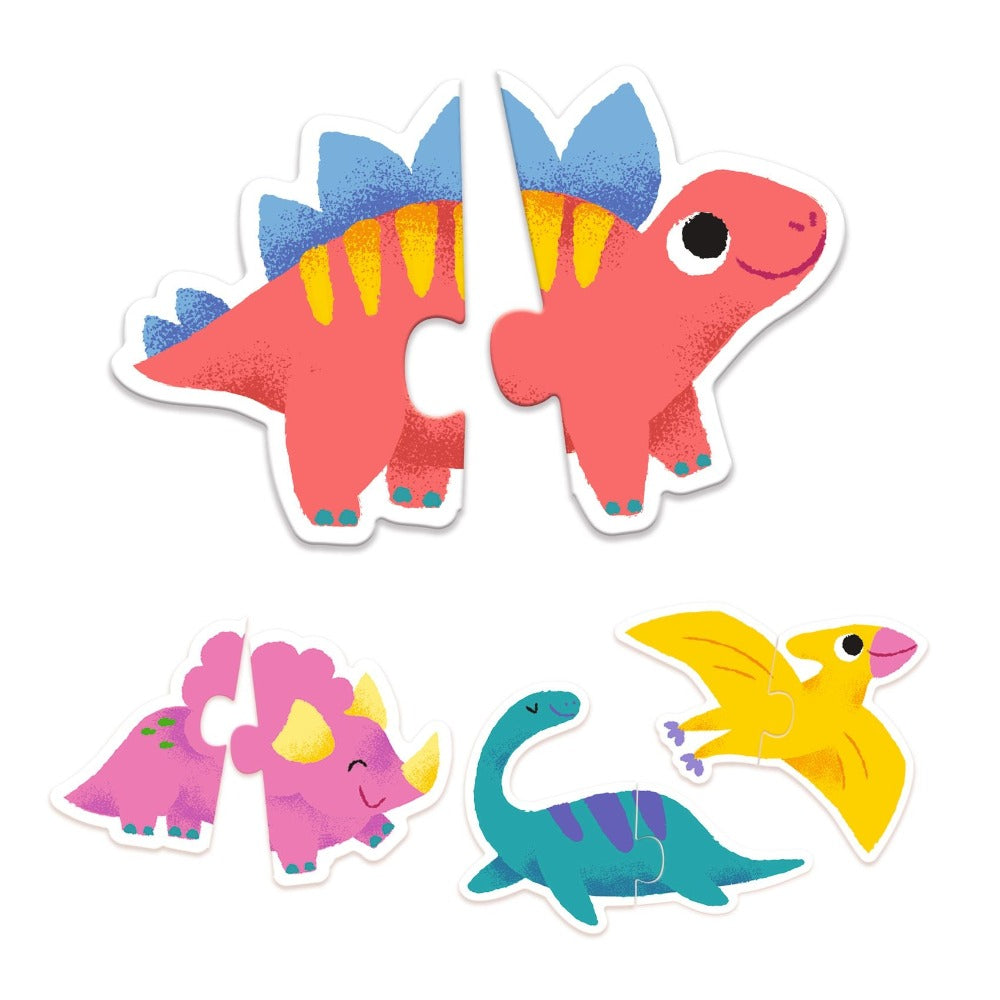 DJECO puzzel duo dinos 2 jr+ 3070900082632