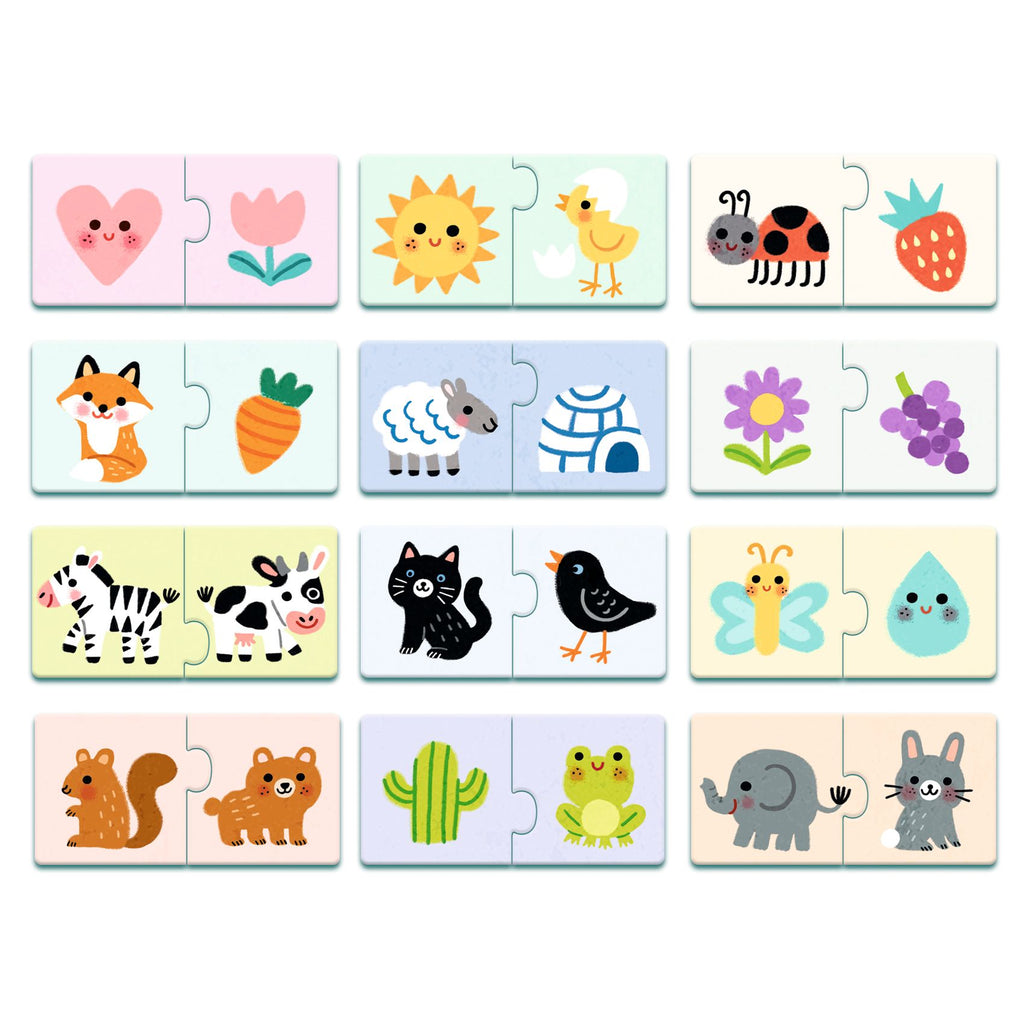 DJECO puzzel duo kleuren 2 jr+ 3070900082731