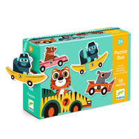 DJECO puzzle duo racing cars 2 yrs+