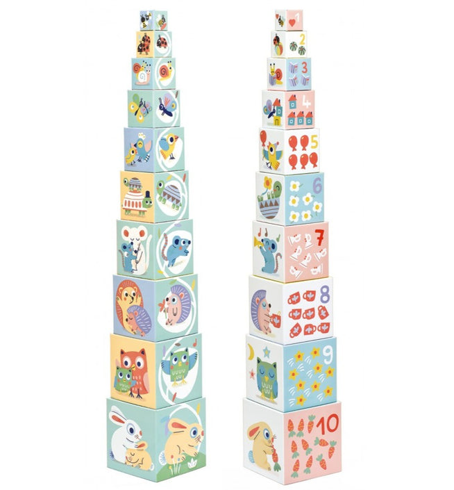 DJECO stacking tower BabyBloki 1yr+