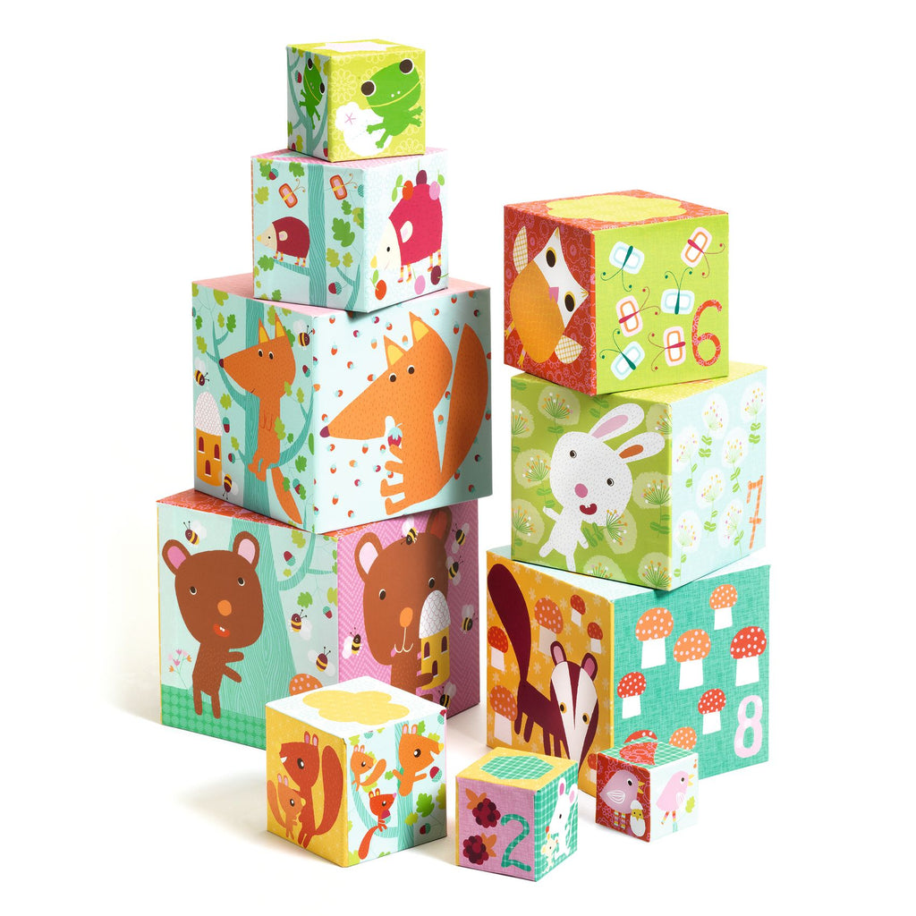DJECO stacking tower forest friends 12 months+ 3070900085077