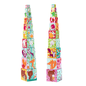 DJECO stacking tower forest friends 12 months+