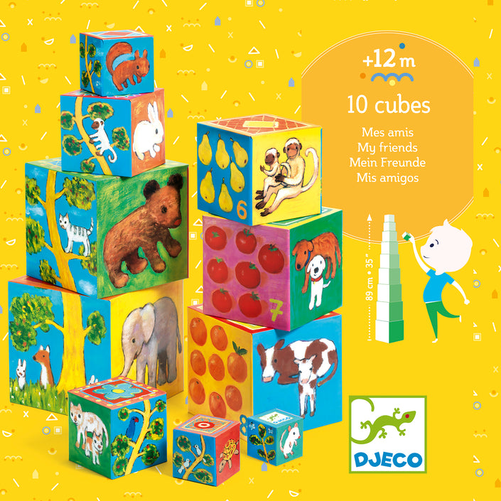 DJECO stacking tower friends 12 months+