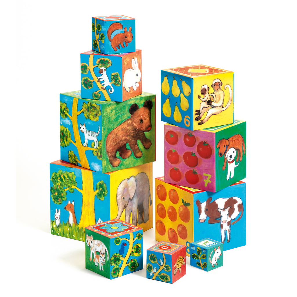 DJECO stacking tower friends 12 months+ 3070900085060