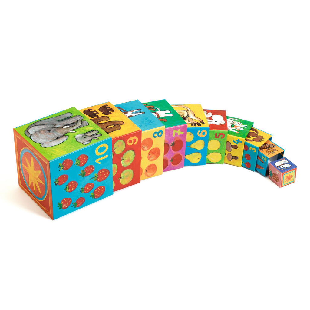 DJECO stacking tower friends 12 months+ DJ08506