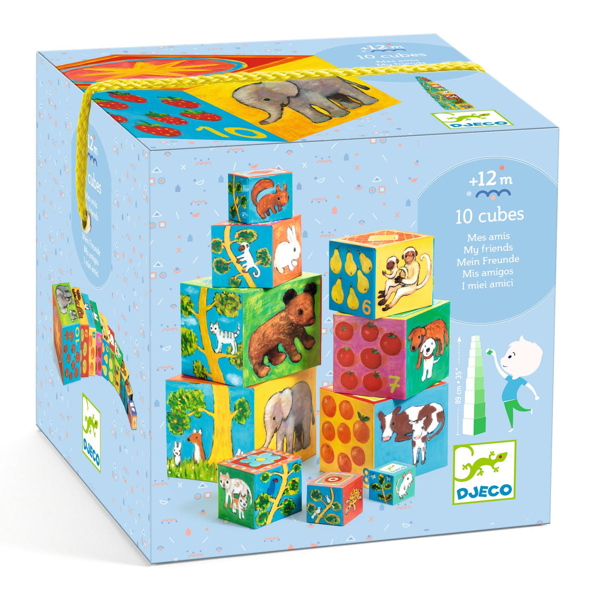 DJECO stacking tower friends 12 months+