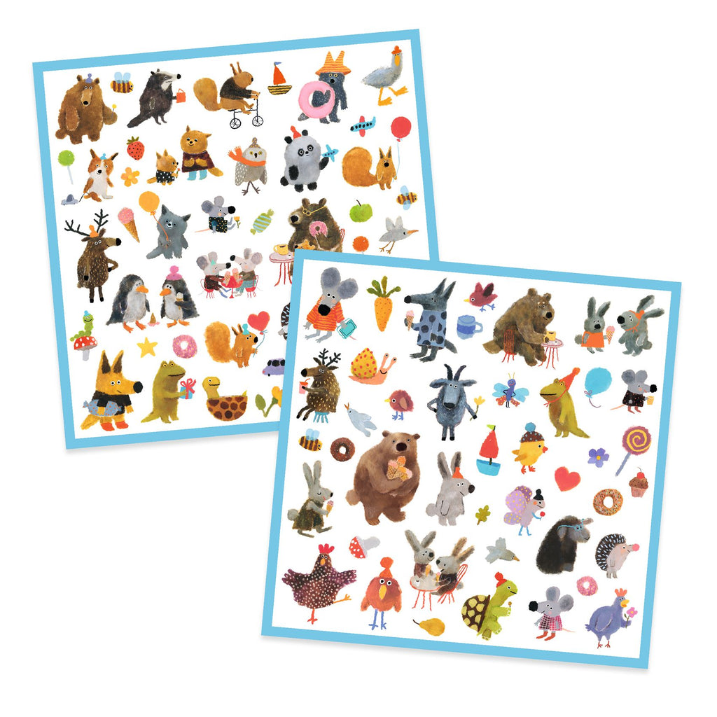 Buy DJECO stickers Fluffy Friends 4 jr+