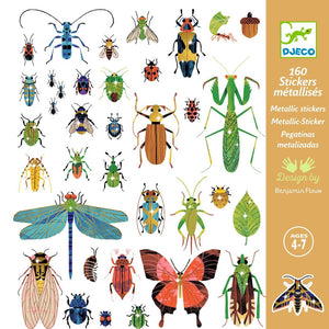 DJECO stickers Microkosmos metallic 4 jr+