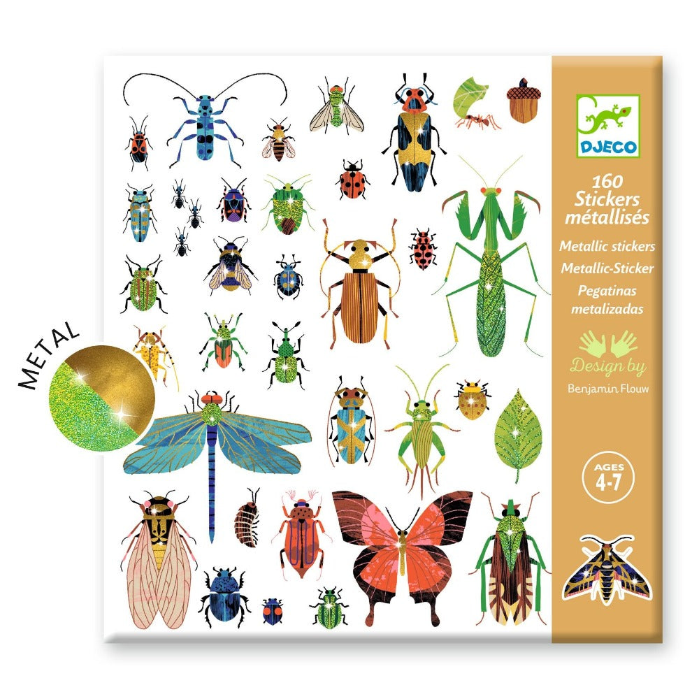 Buy DJECO stickers Microkosmos metallic 4 jr+