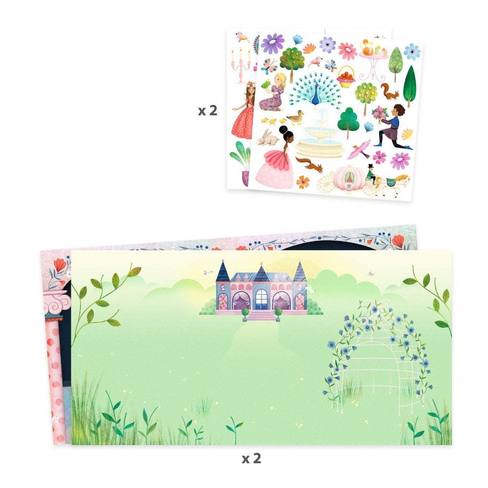 DJECO sticker story Leven in het kasteel 4 jr+ DJ08954