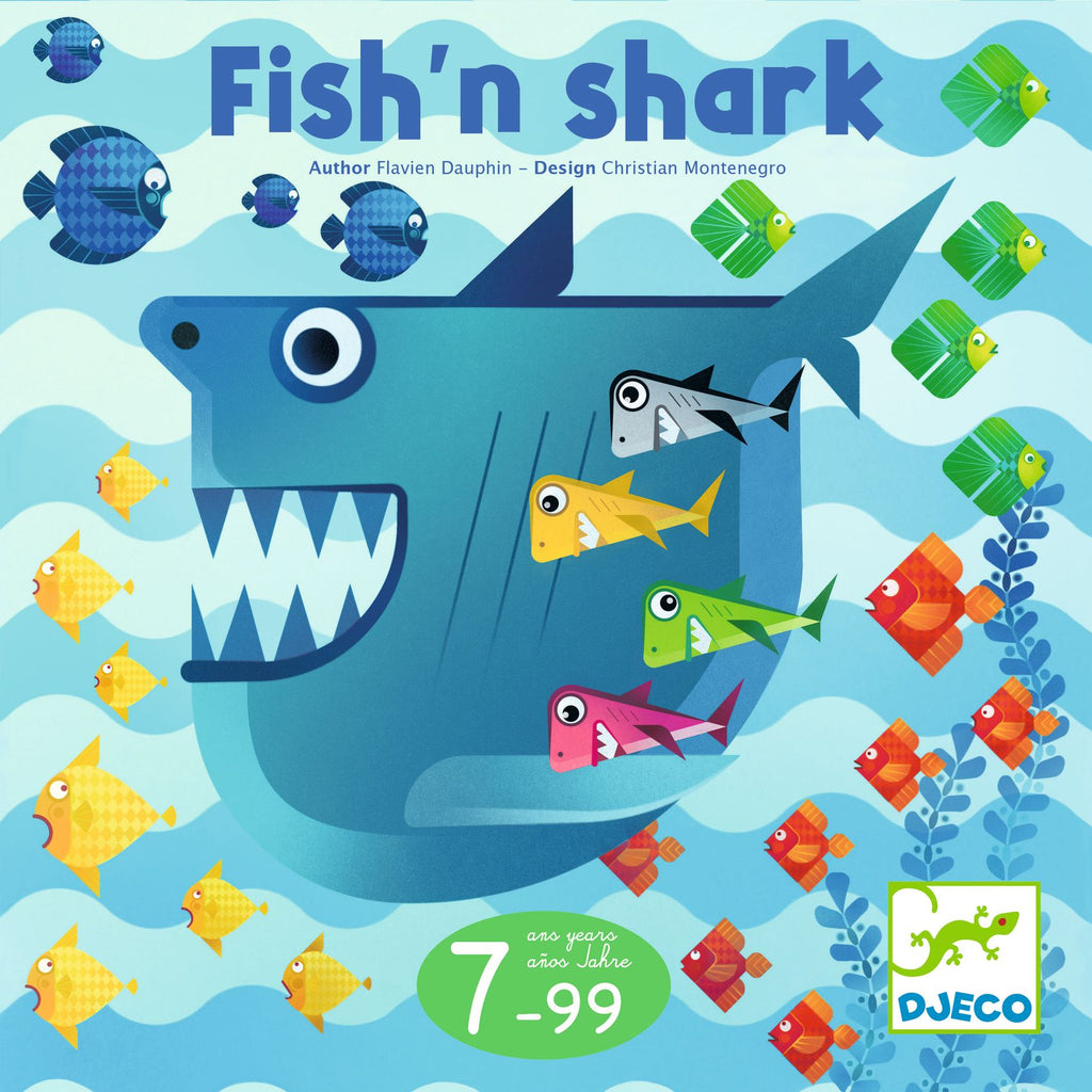DJECO strategiespel Fish'n shark 7 jr+