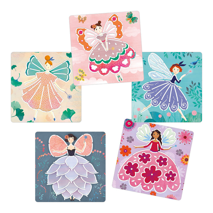 DJECO drawing templates fairies 4 yrs+