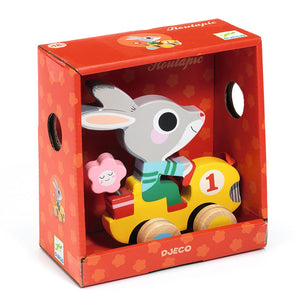 DJECO pull figure rabbit Roulapic 1 yr+