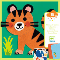 DJECO vilt collage's soft animals  18 mnd+