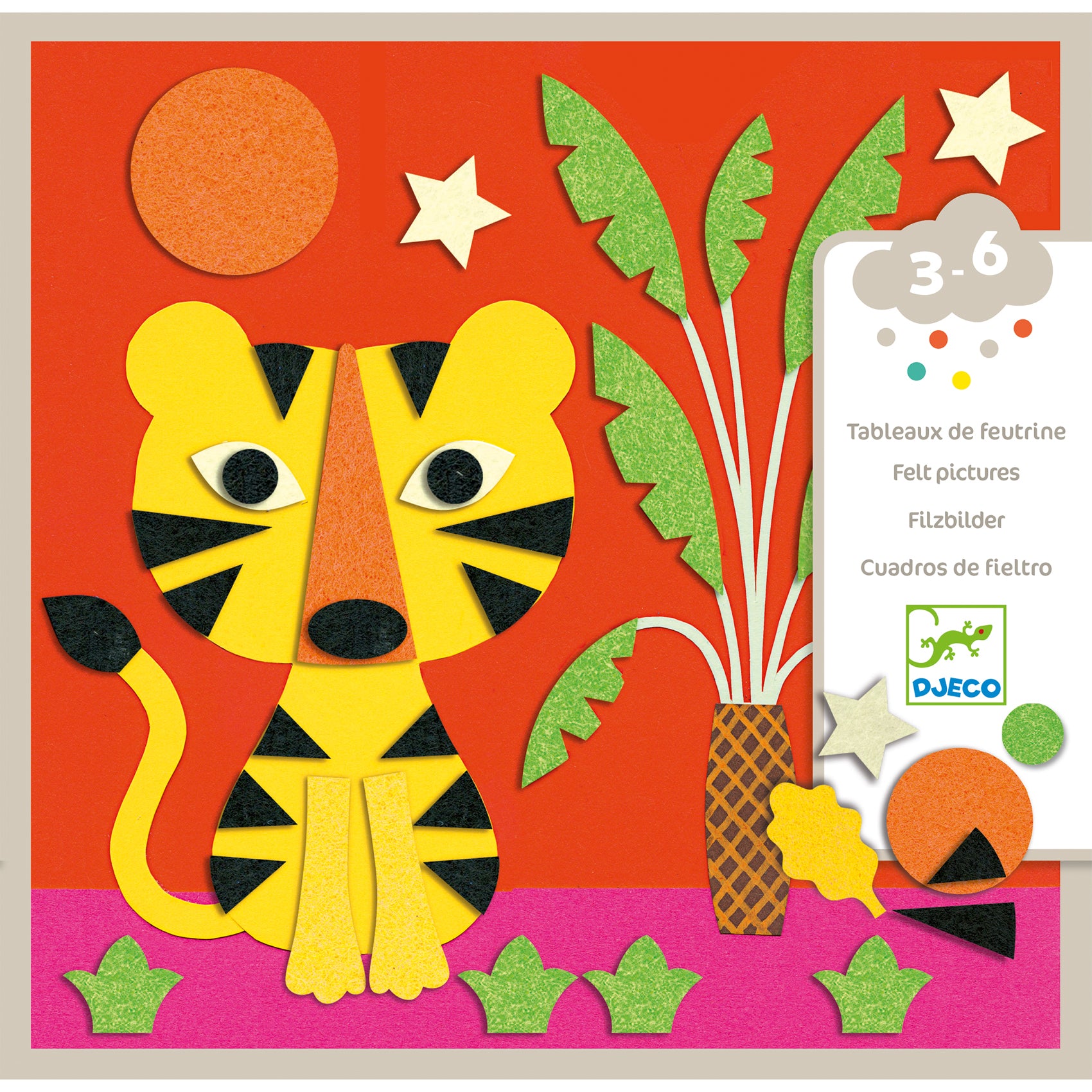 DJECO felt collages sweet nature 3 yrs+
